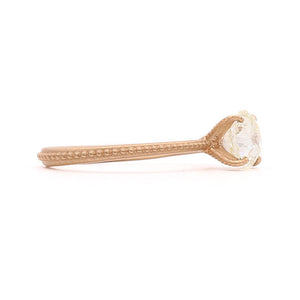 Clover Beaded Crown Jubilee® Round Solitaire Ring
