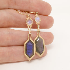 You Put a Hex on Me Labradorite Earrings