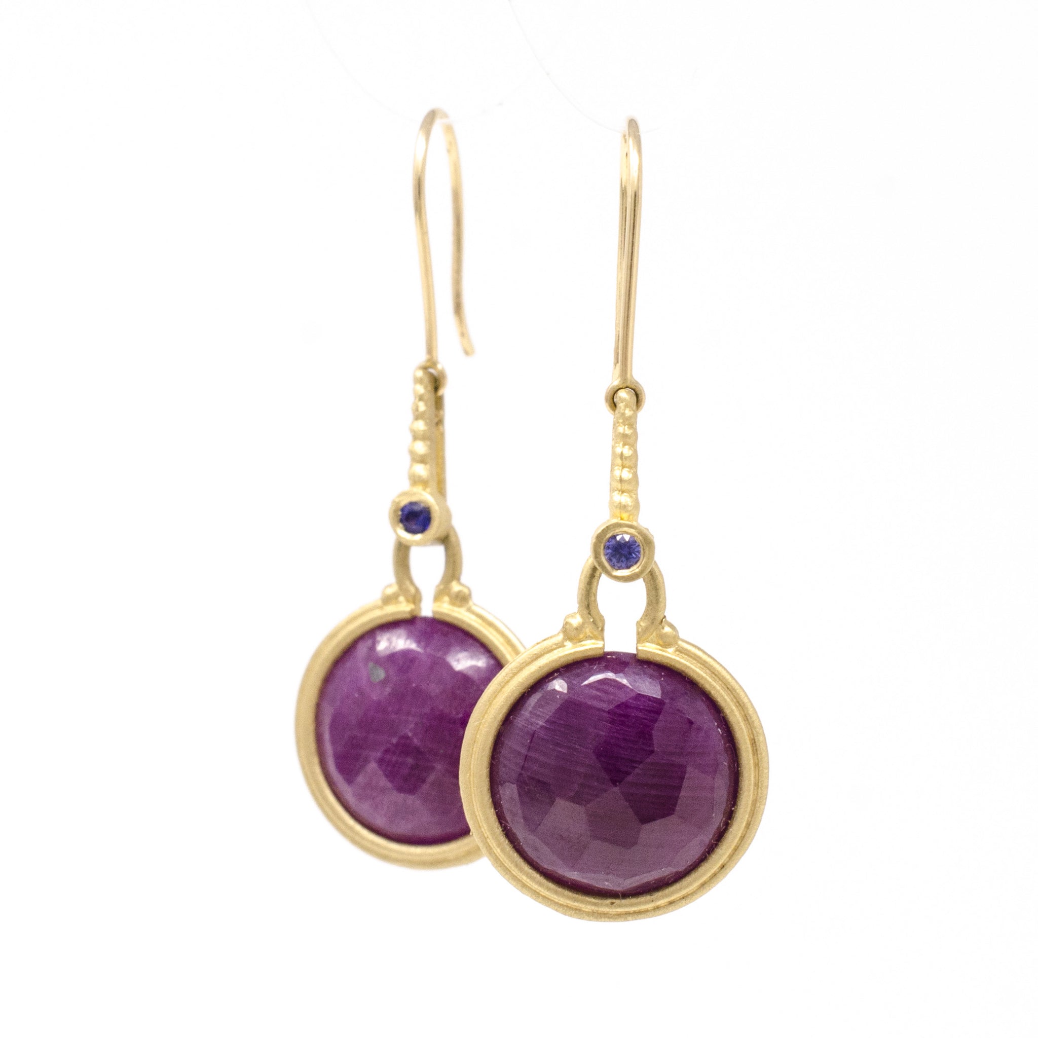 Big on sale ruby earrings