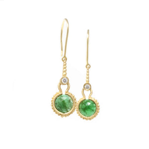 Clover Emerald Earrings