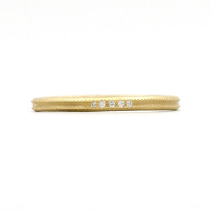 The Perfect Milgrain Diamond Band