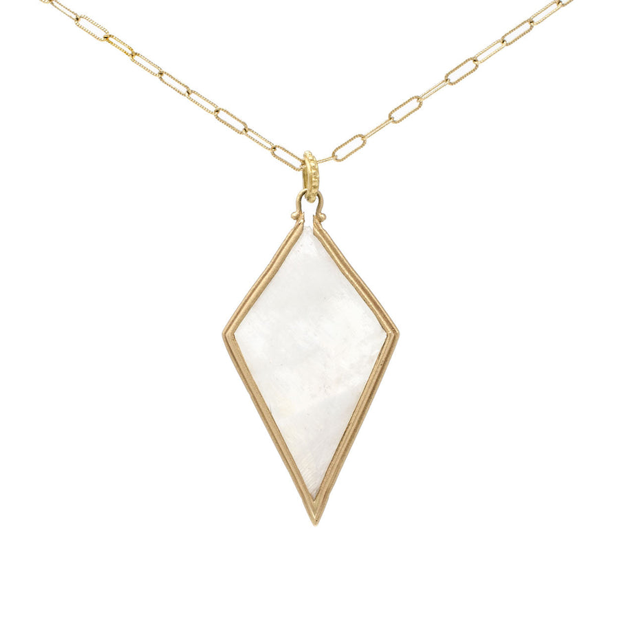 Point Made Moonstone  Kite Charm