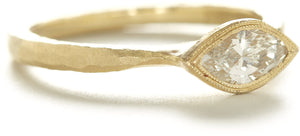 Etruscan Marquise Diamond Ring
