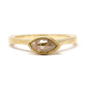 The Eye of Horus Diamond Marquise Ring