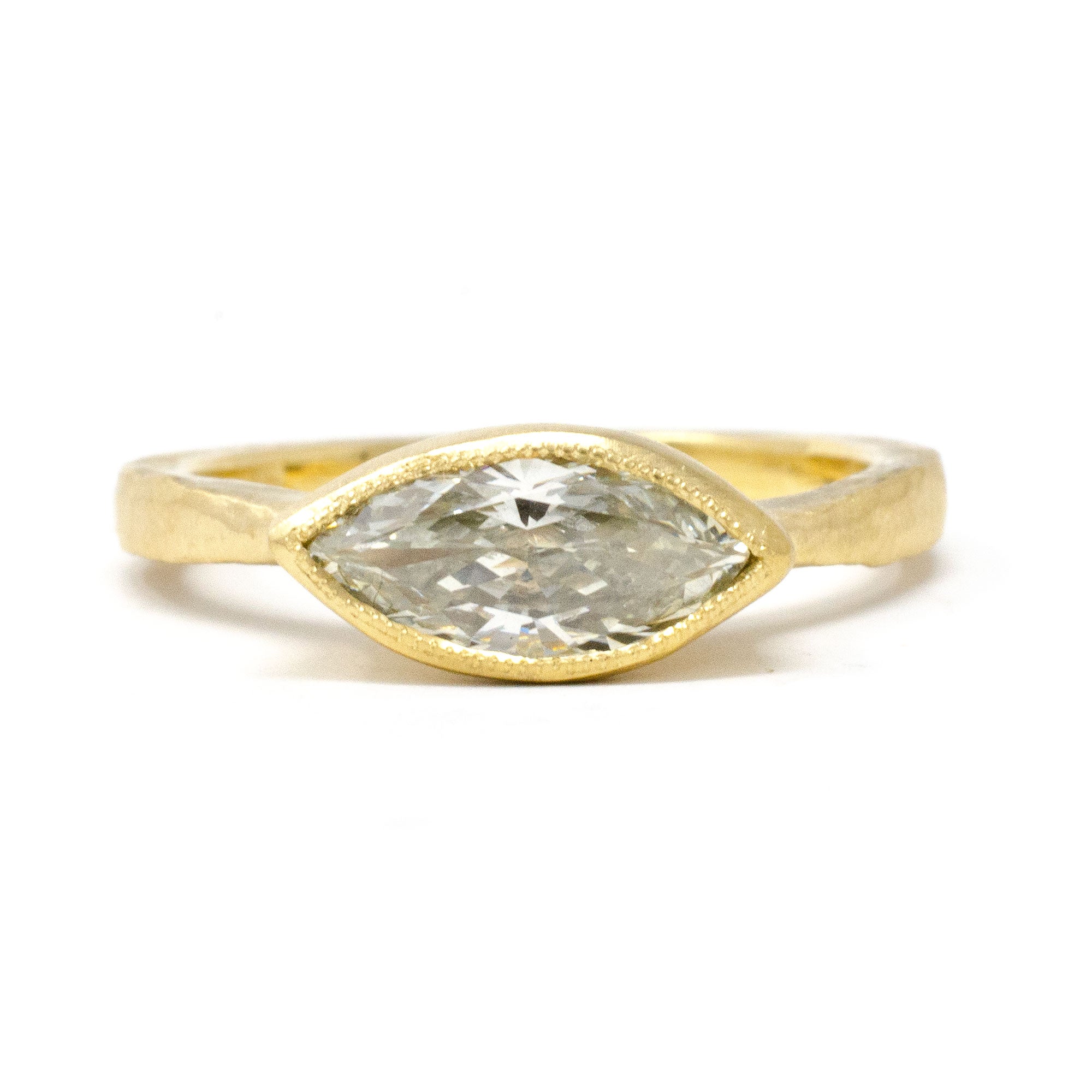 All Seeing Marquise Diamond Ring