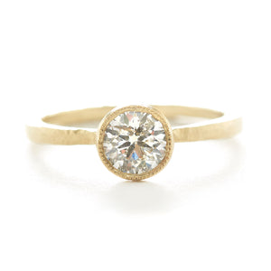 Mountings Etruscan Round Solitaire Ring