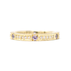 Eternally Yours Lavender Sapphire Band