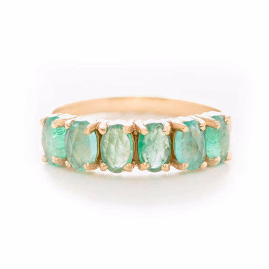 Portrait Emerald Ring