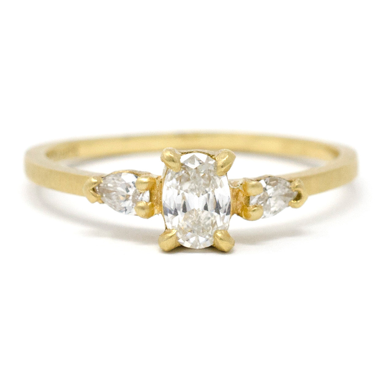 Facet Dainty Three Stone Diamond Ring