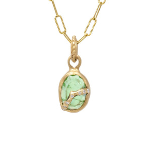 Fault Line Oval Tourmaline Necklace