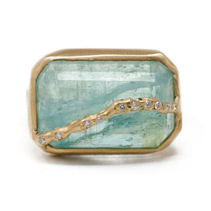 Cool Blue Tourmaline Ring