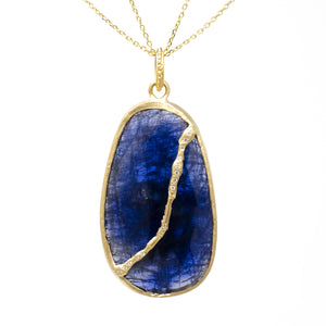 Into the Deep Sapphire Necklace