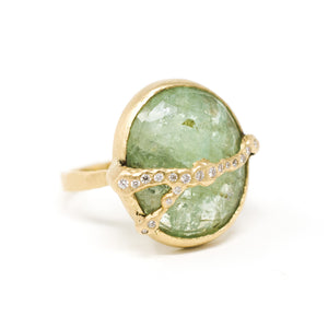 Emerald Pool Fracture Ring