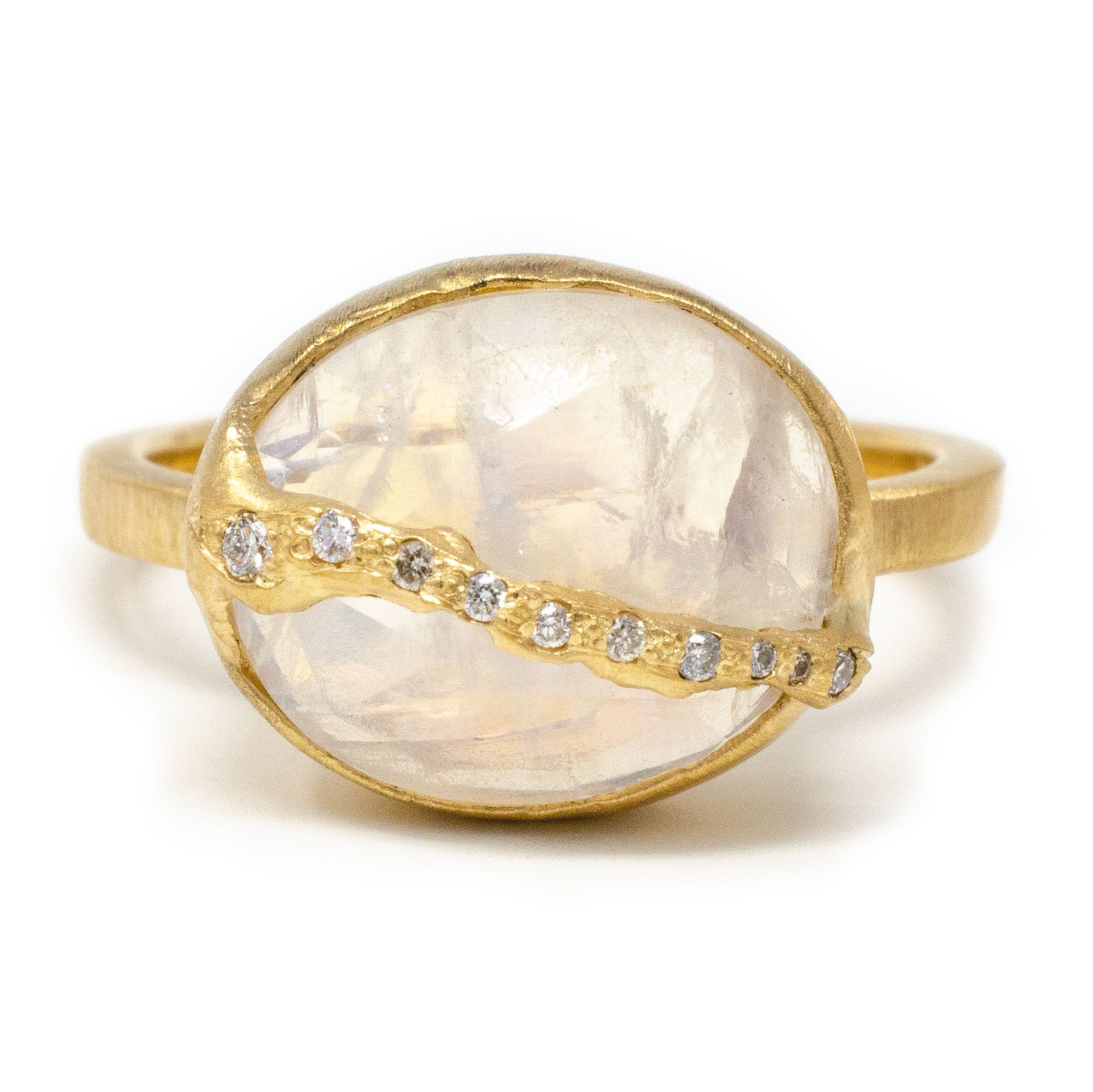 Blue Moonstone Ring - Size 12 | The Design Theory