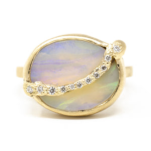 Heavens Sunset Opal Ring