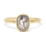 Bedrock Cushion Diamond Ring