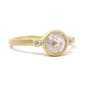 Powerfully Petite Round Diamond Ring