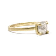 Grasping Round Diamond Ring