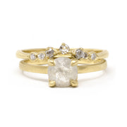 Grasping Round Diamond Ring