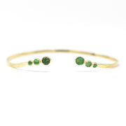 The Missing Link Emerald Cuff Bracelet