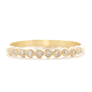 Hewn Ten Dot White Diamond Ring