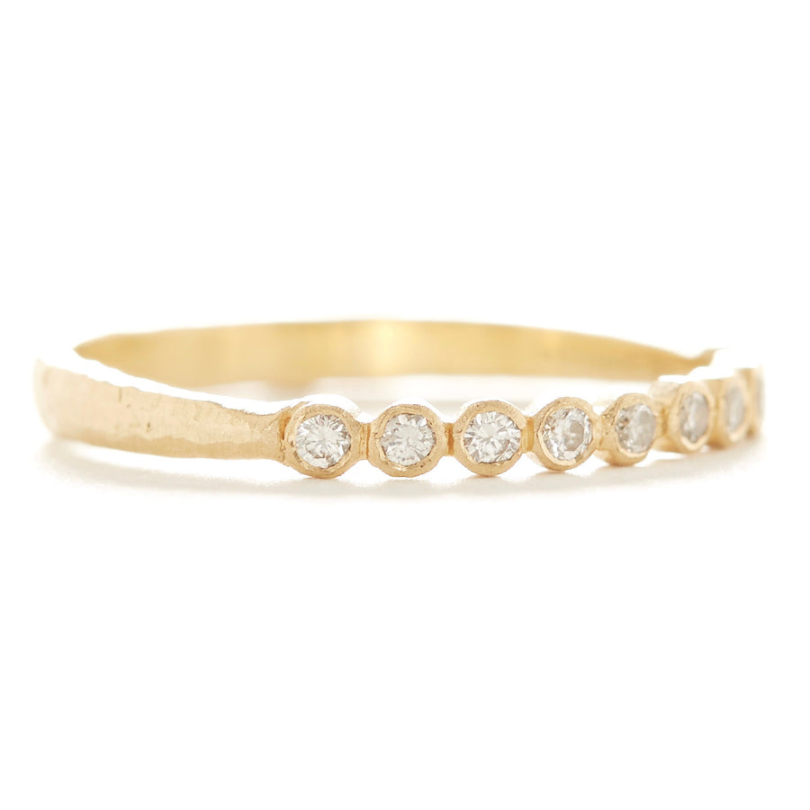 Hewn Ten Dot White Diamond Ring