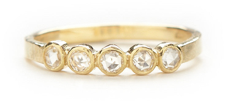 Hewn Five Dot Diamond Ring