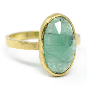Lush Oval Emerald Ring