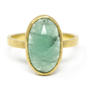 Lush Oval Emerald Ring