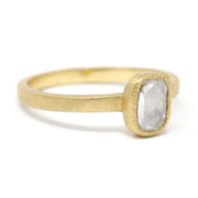 Mirror Oval Diamond Ring