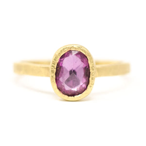 Hot Pink Sapphire Ring