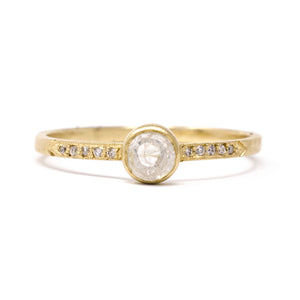 Small Wonder Opaque Pave Diamond Ring