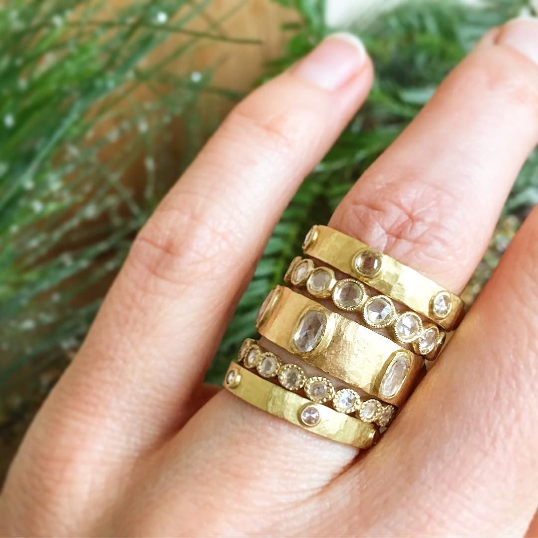 Large diamond hotsell band ring