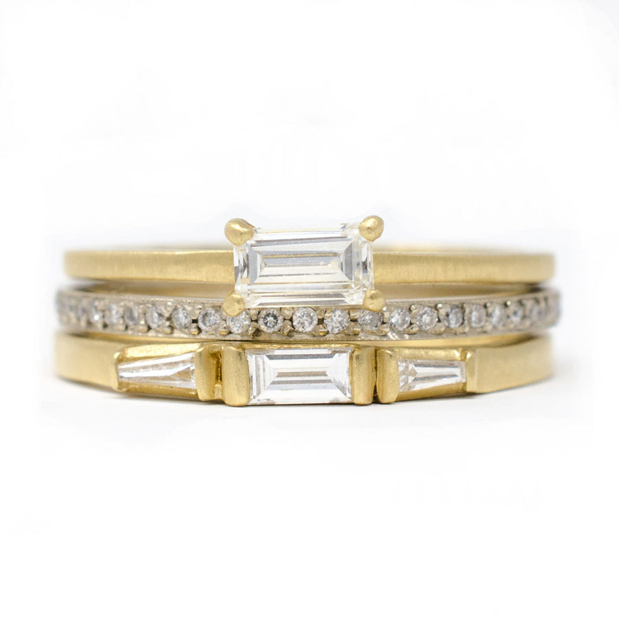 Stacking Fine Pave Diamond Band