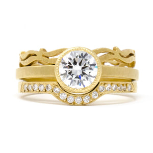 Mountings Blockette Round Solitaire Ring
