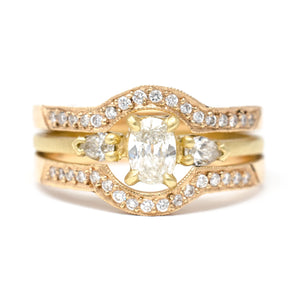 Facet Dainty Three Stone Diamond Ring