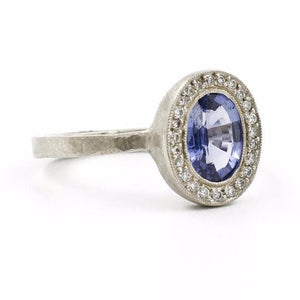 Lux Plus Oval Blue Sapphire Ring