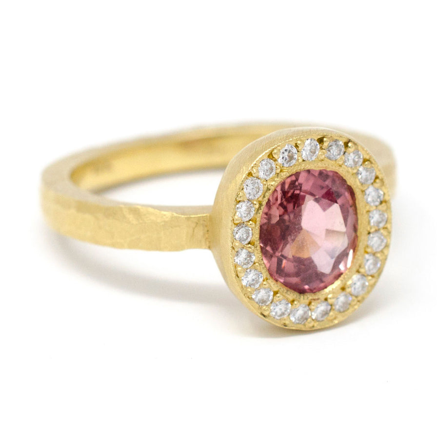 Lux Plus Oval Pink Sapphire Ring