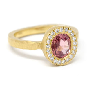 Lux Plus Oval Pink Sapphire Ring