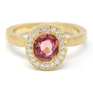 Lux Plus Oval Pink Sapphire Ring