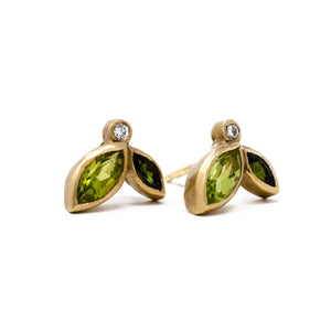 Verdant Bud Stud Earrings