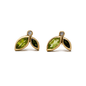 Verdant Bud Stud Earrings