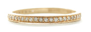 Stacking Fine Pave Diamond Band