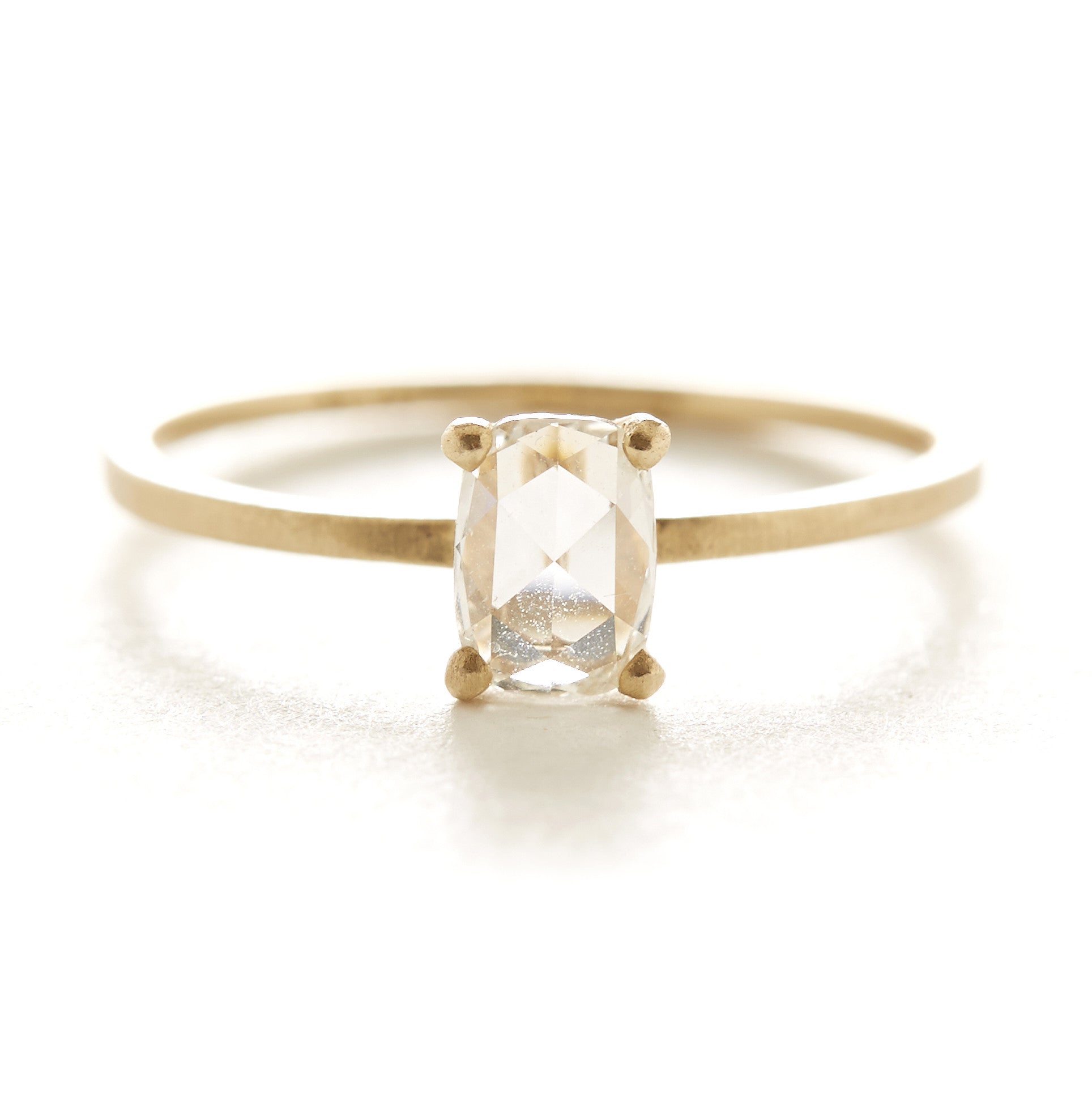 Stacking Oval Medium Diamond Ring