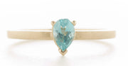 Stacking Pear Apatite Ring