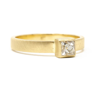 Modernist Revival Diamond Ring