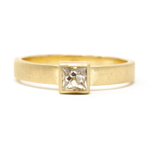 Modernist Revival Diamond Ring