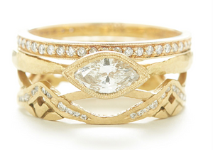 All Seeing Marquise Diamond Ring