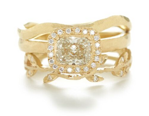Radiance Diamond Halo Ring