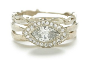 The Brilliant Eye Marquise Diamond Halo Ring